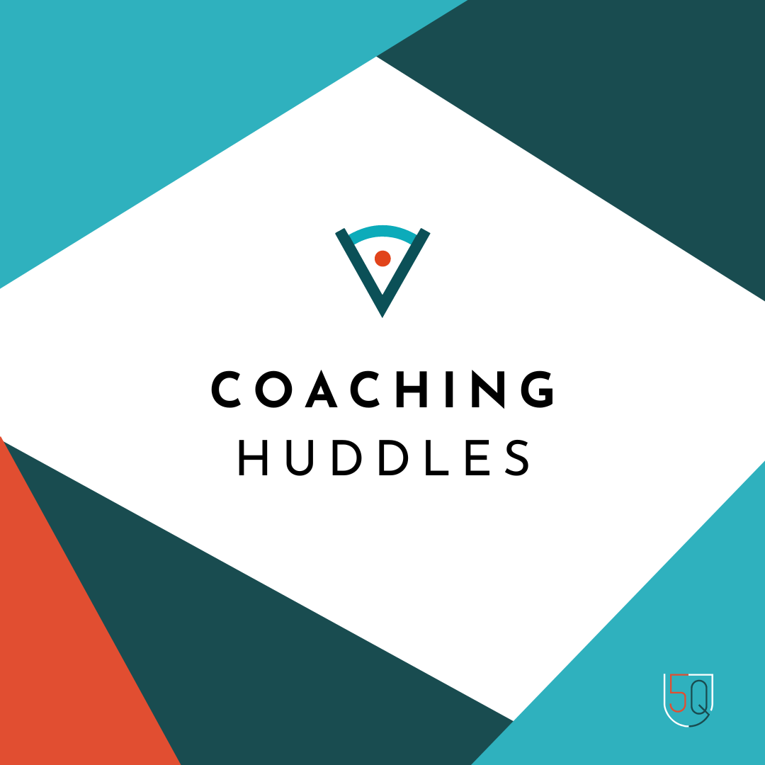 The 5Q Prophetic icon with the Coaching Huddles graphic.